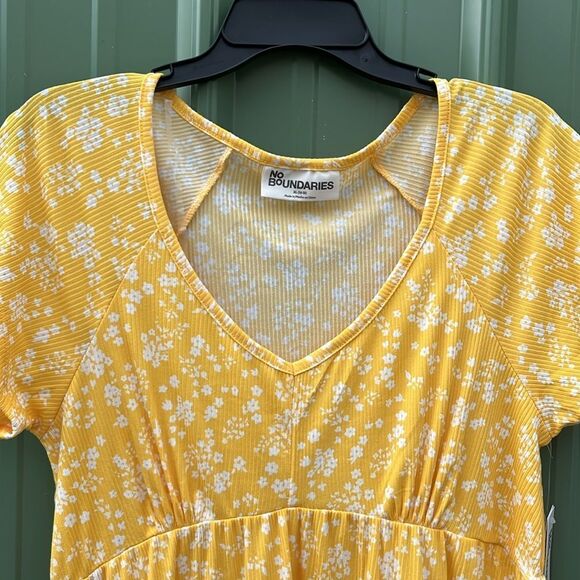 Women’s Babydoll Ribbed Mini Dress Size XL - Picture 2 of 9